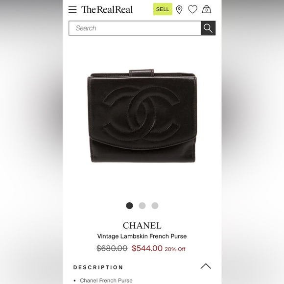 🖤 Chanel Compact Wallet Timeless CC Vintage Patent Leather Double Snap Bifold - Picture 12 of 12